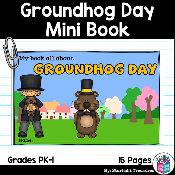 Groundhog Day Mini Book for Early Readers