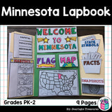 Minnesota Lapbook for Early Learners - A State Study