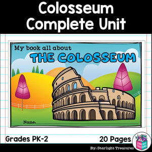 Colosseum Complete Unit for Early Learners - World Landmarks