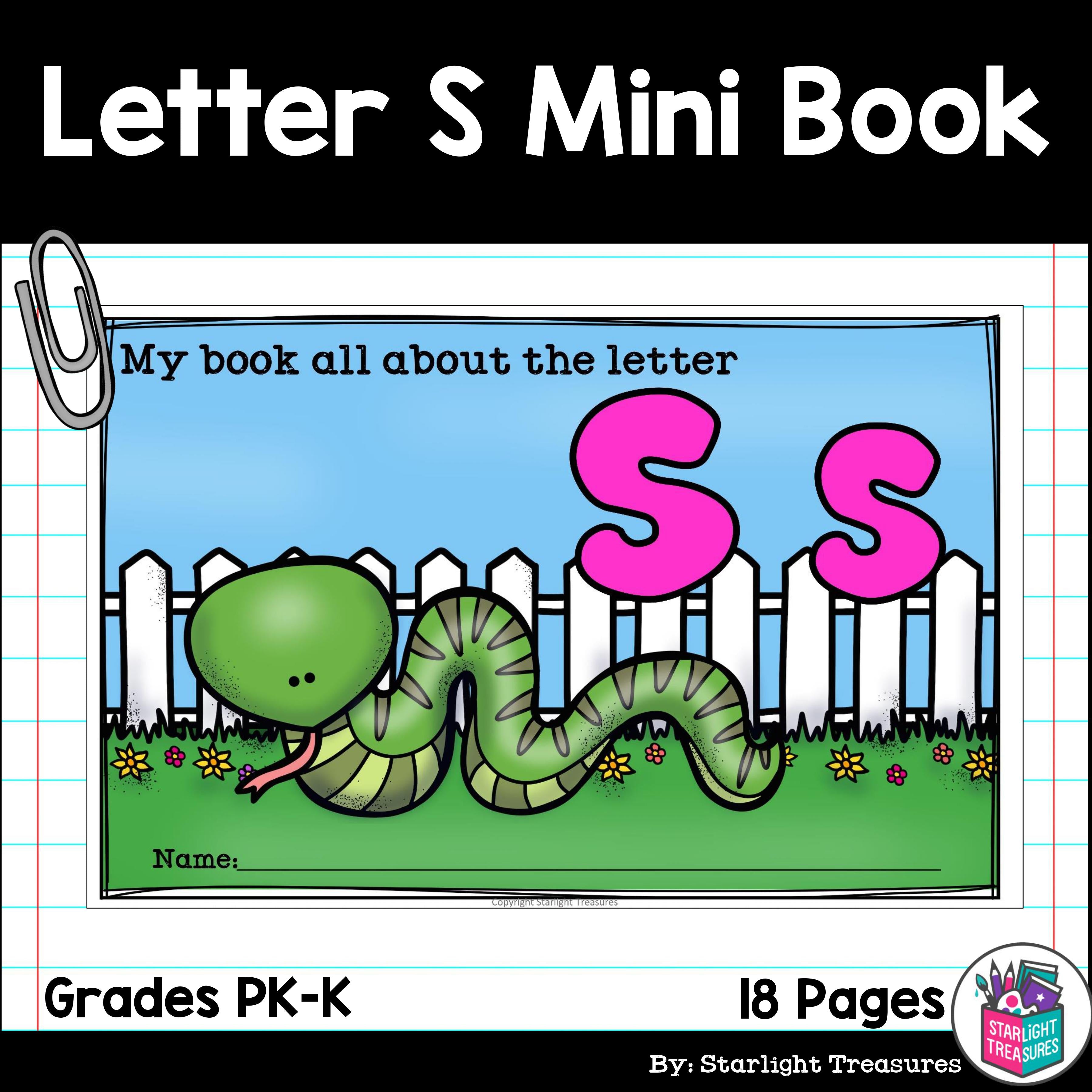 Alphabet Letter of the Week: The Letter S Mini Book
