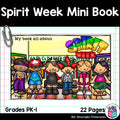 Spirit Week Mini Book for Early Readers