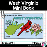 West Virginia Mini Book for Early Readers - A State Study