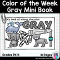 Colors of the Week: Gray/Grey Mini Book