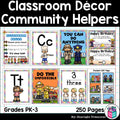 Classroom Decor Pack - Careers and Community Helpers Theme