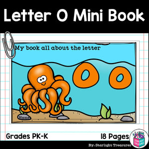 Alphabet Letter of the Week: The Letter O Mini Book