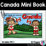 Canada Mini Book for Early Readers - A Country Study