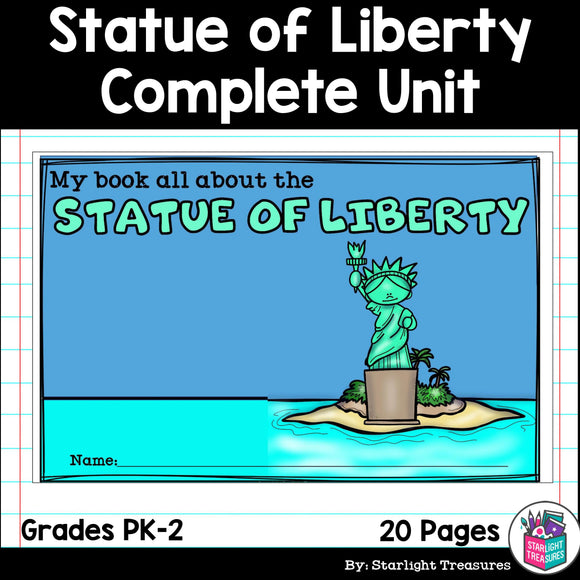 Statue of Liberty Complete Unit for Early Learners - World Landmarks