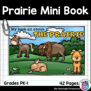 The Prairie Mini Book for Early Readers: Prairie Animals