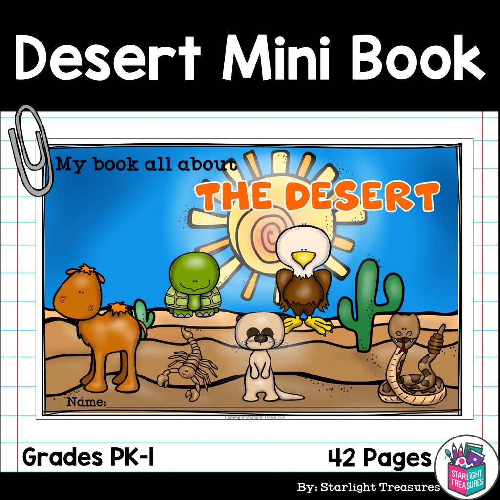 The Desert Mini Book for Early Readers: Desert Animals
