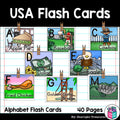USA Flash Cards for Early Readers