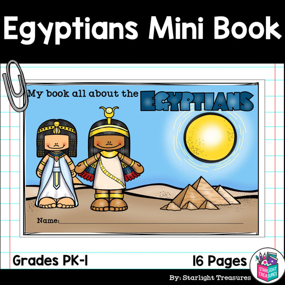 Ancient Egypt Mini Book for Early Readers