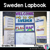 Sweden Lapbook for Early Learners - A Country Study