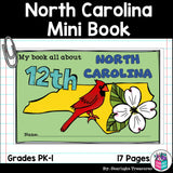 North Carolina Mini Book for Early Readers - A State Study