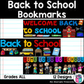 Back to School Cut n' Color Bookmarks