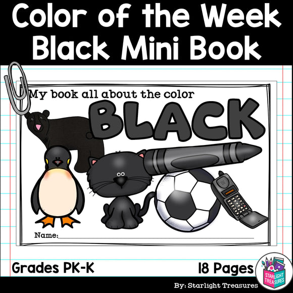 Colors of the Week: Black Mini Book