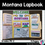 Montana Lapbook for Early Learners - A State Study