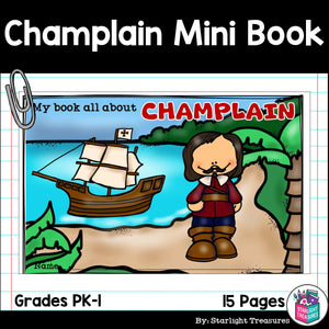Samuel de Champlain Mini Book for Early Readers: Early Explorers