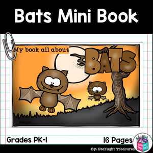 Bats Mini Book for Early Readers