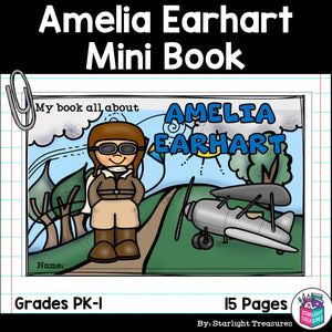 Amelia Earhart Mini Book for Early Readers