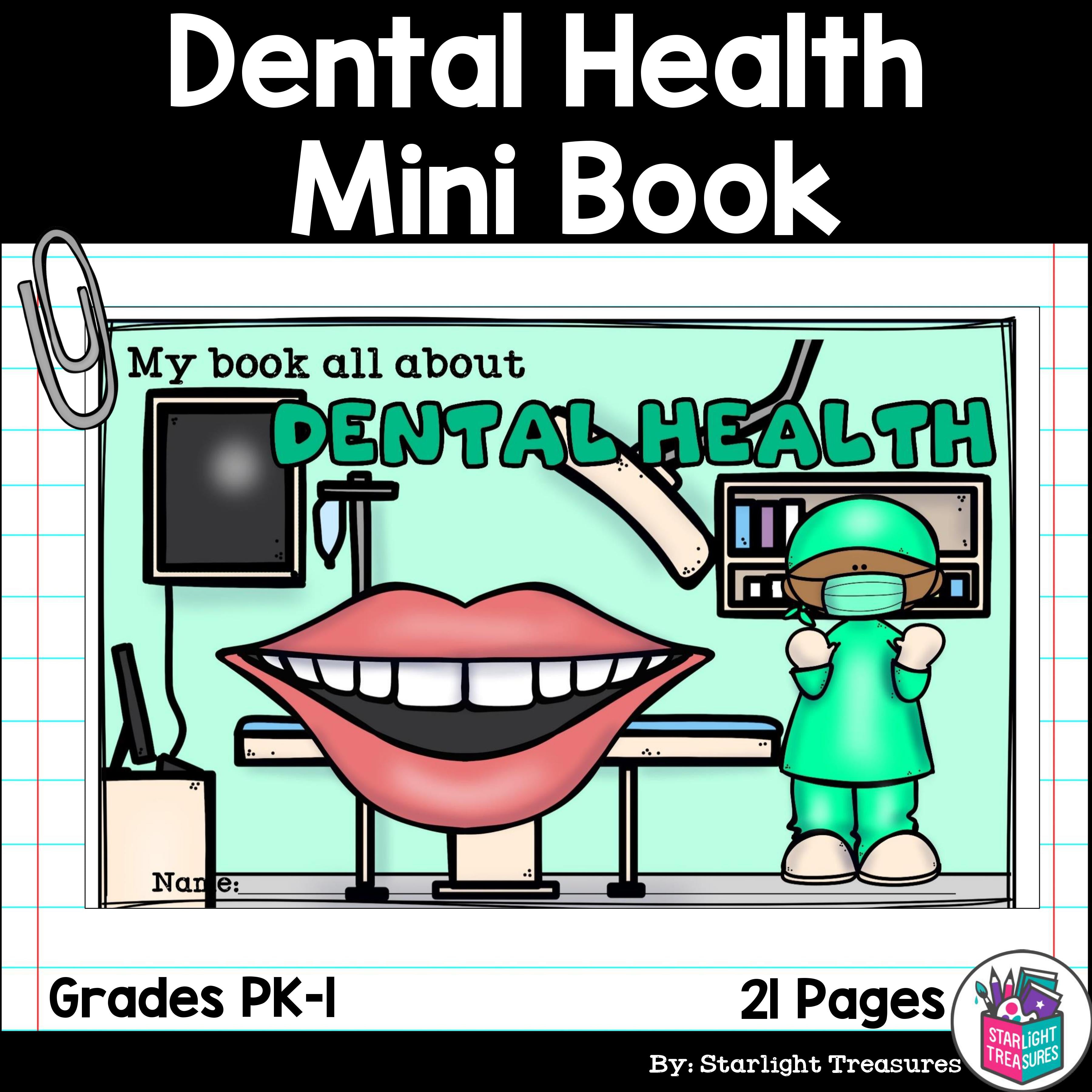 Dental Health Mini Book for Early Readers: Dental Health Month