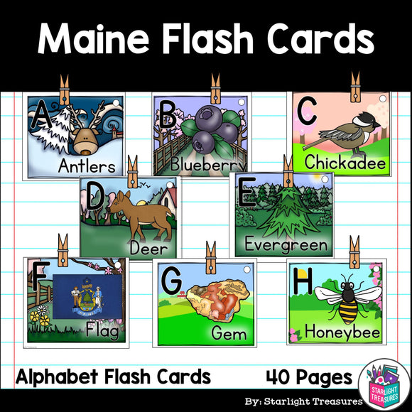 Maine Flash Cards