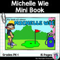 Michelle Wie Mini Book for Early Readers: Women's History Month