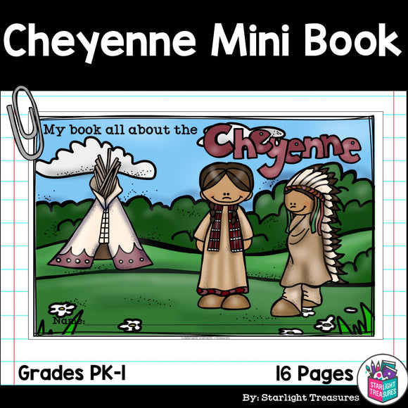 Cheyenne Tribe Mini Book for Early Readers