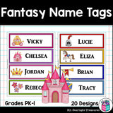 Fantasy Name Tags - Editable
