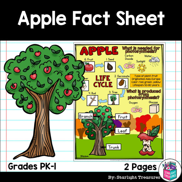 Apple Fact Sheet for Early Readers
