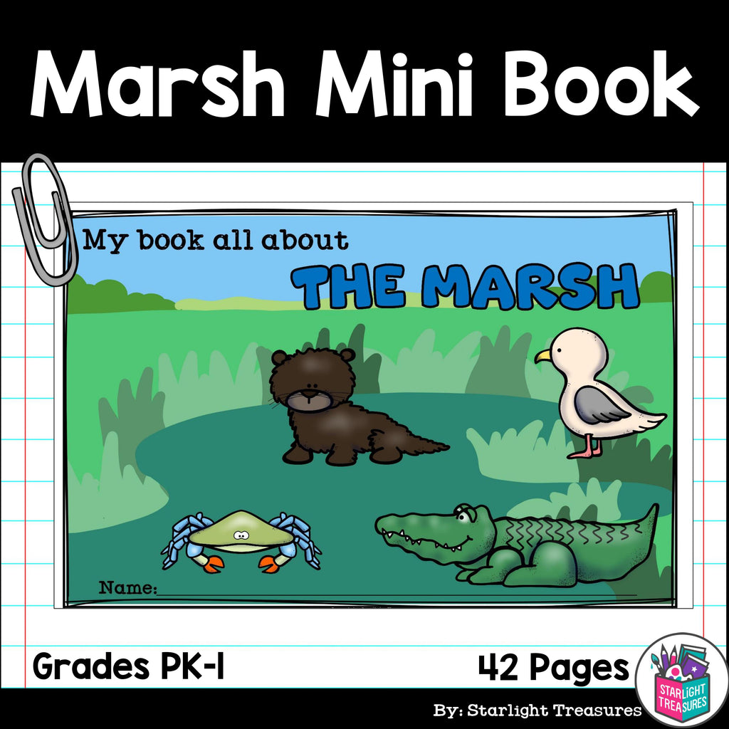 The Marsh Mini Book for Early Readers: Marsh Animals