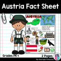Austria Fact Sheet for Early Readers