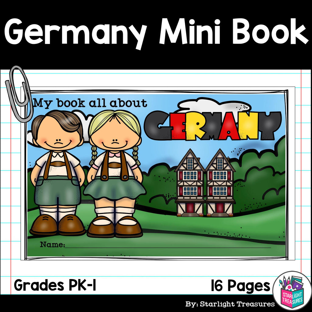 Germany Mini Book for Early Readers - A Country Study