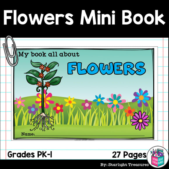 Flowers Mini Book for Early Readers