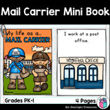 Mail Carrier Mini Book for Early Readers