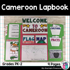 Cameroon Lapbook for Early Learners - A Country Study