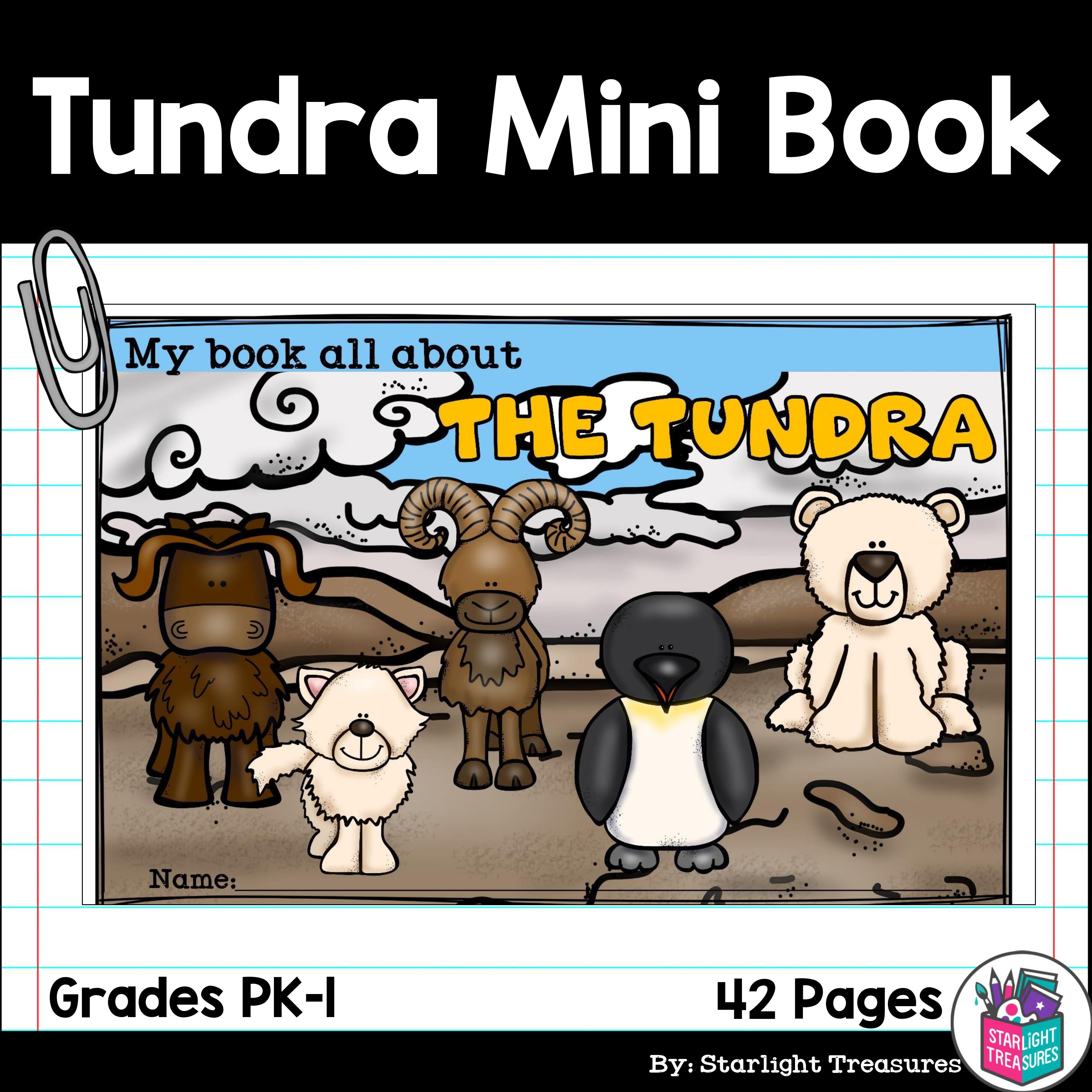The Tundra Mini Book for Early Readers: Tundra Animals