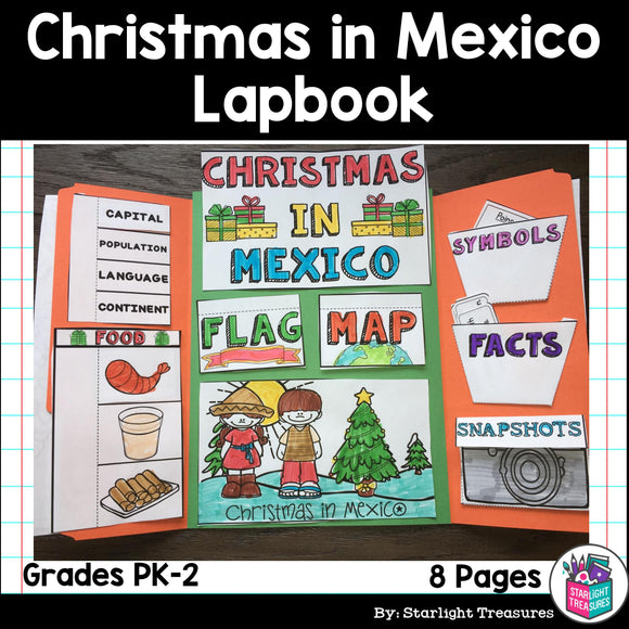 Christmas in Mexico Lapbook for Early Learners