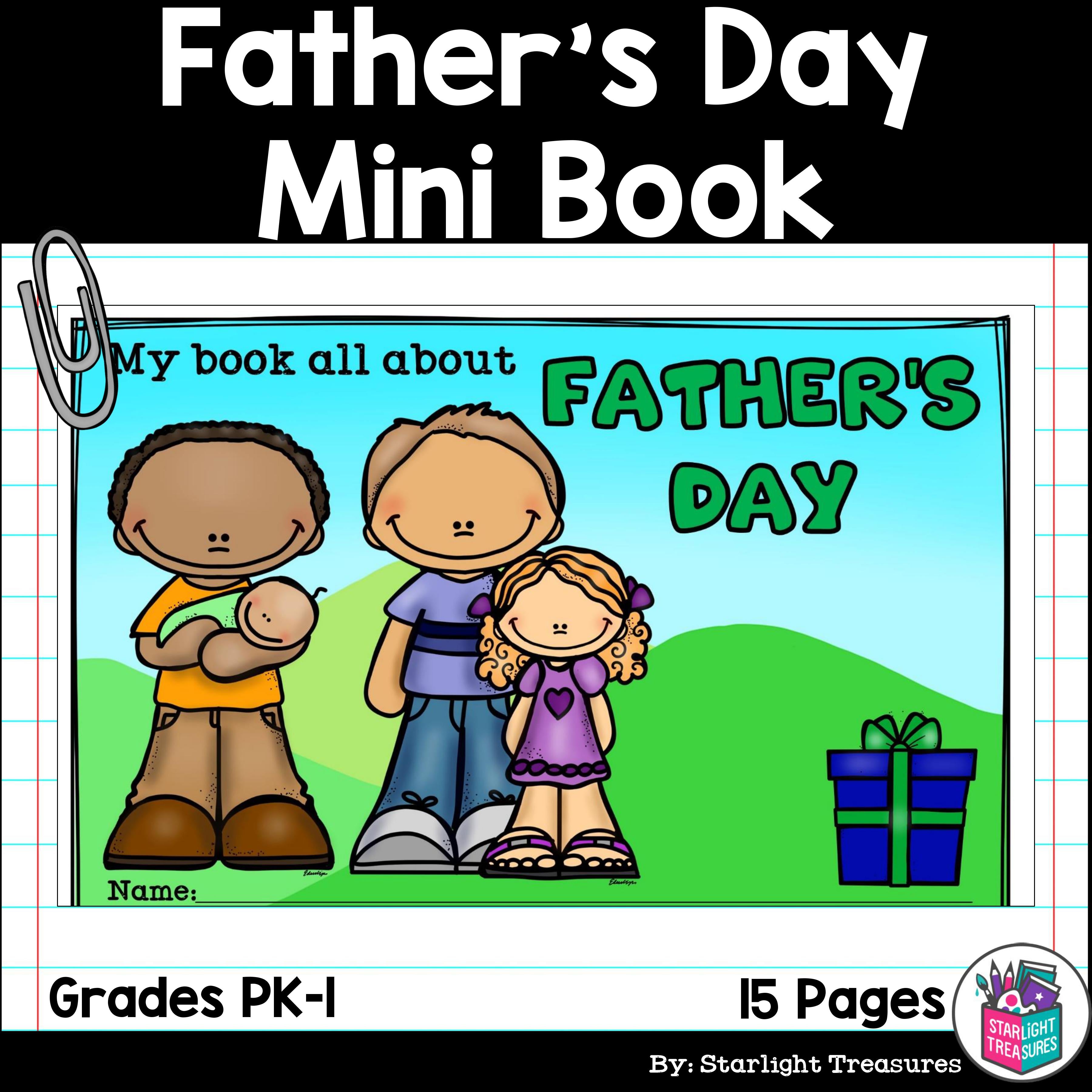 Father's Day Mini Book for Early Readers
