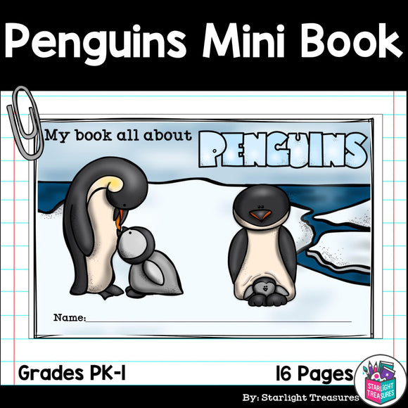 Penguins Mini Book for Early Readers
