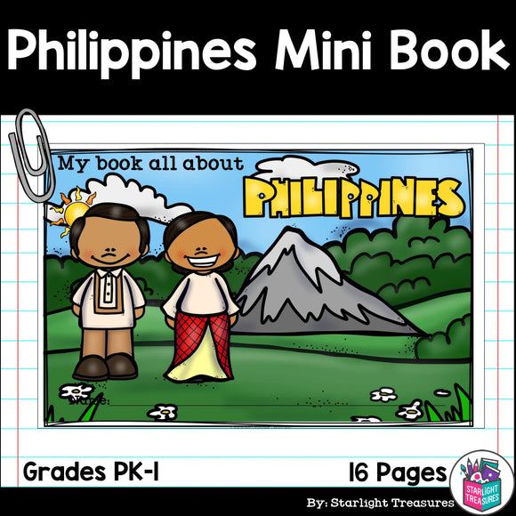 Philippines Mini Book for Early Readers - A Country Study