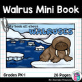 Walruses Mini Book for Early Readers - Walrus
