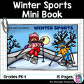 Winter Sports Mini Book for Early Readers