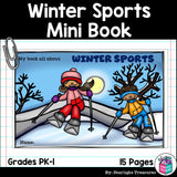 Winter Sports Mini Book for Early Readers