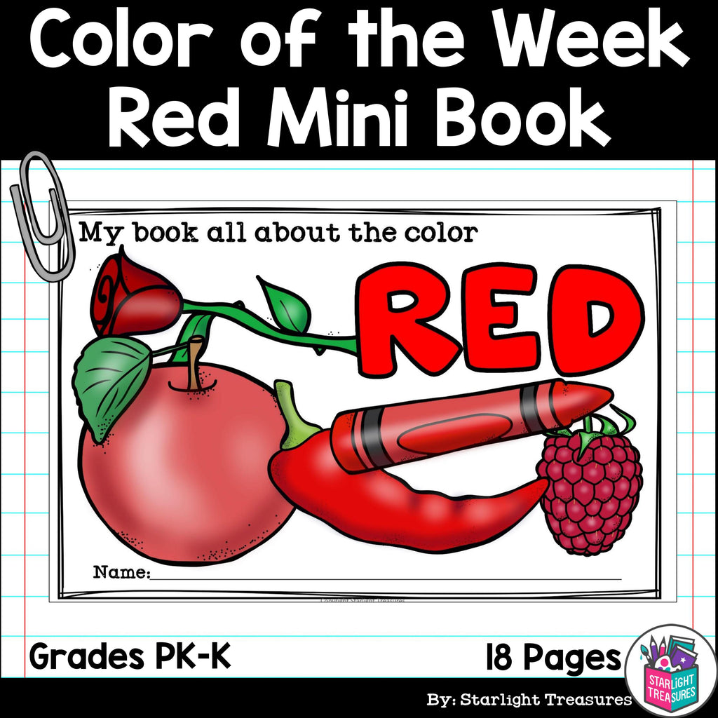 Colors of the Week: Red Mini Book