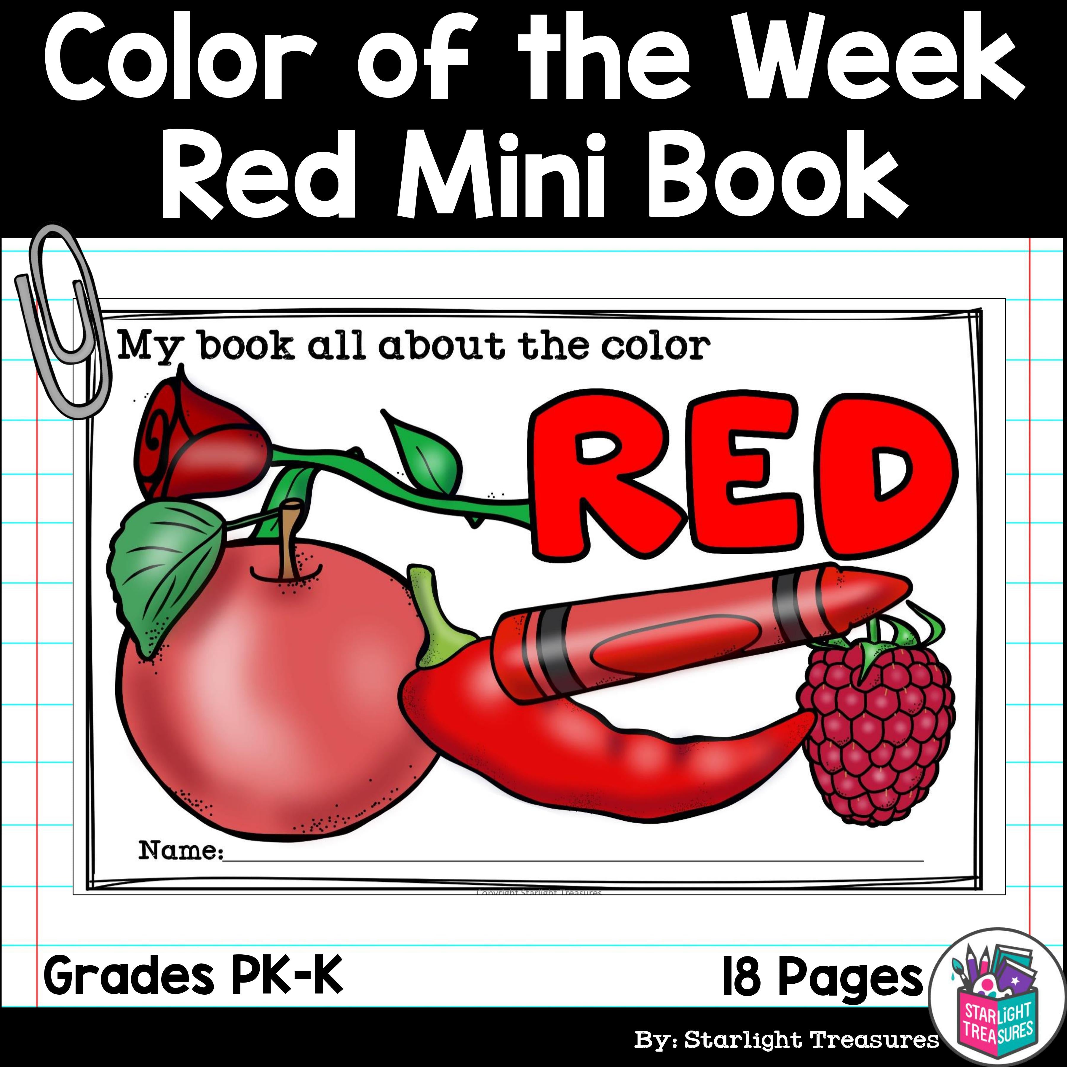 Colors of the Week: Red Mini Book