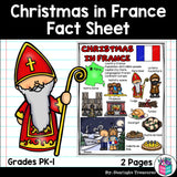 Christmas in France Fact Sheet for Early Readers