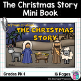 The Christmas Story Mini Book for Early Readers - Nativity Story, Birth of Jesus