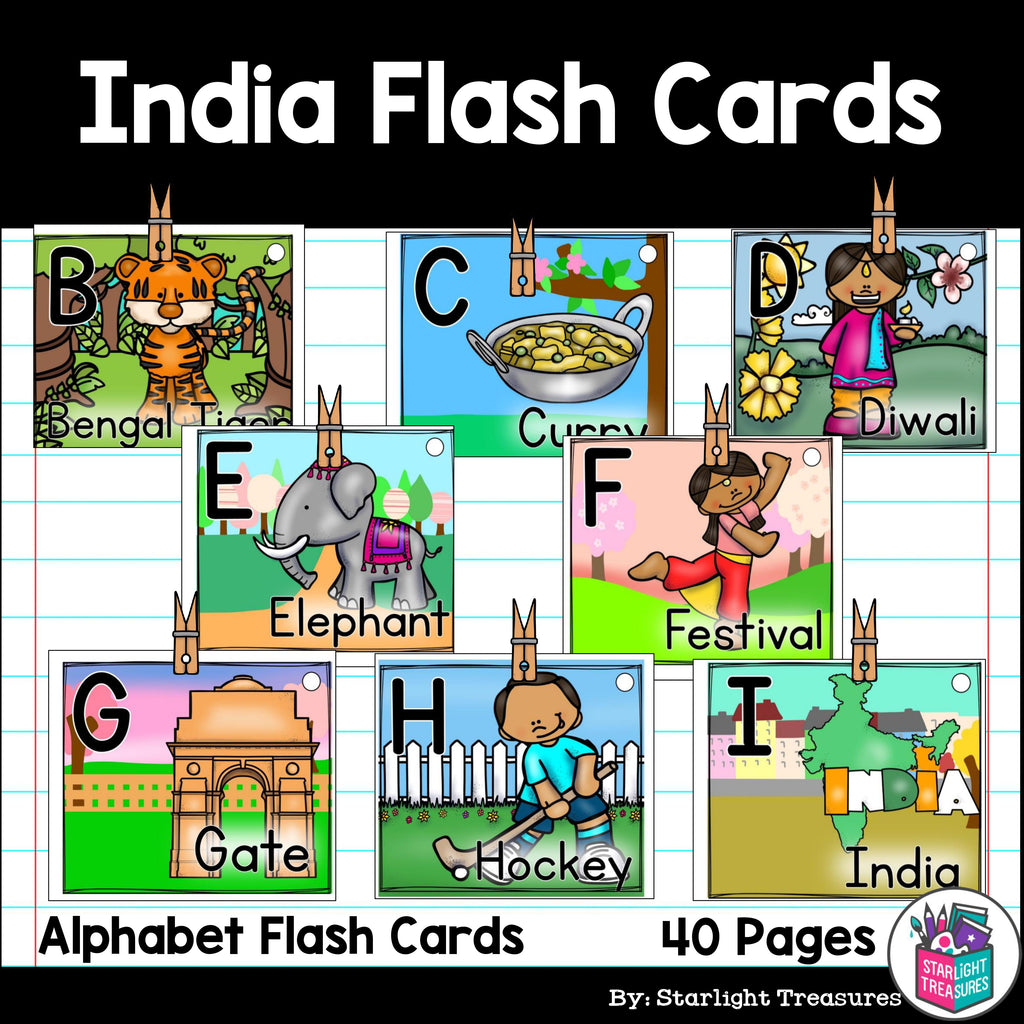 India Flash Cards