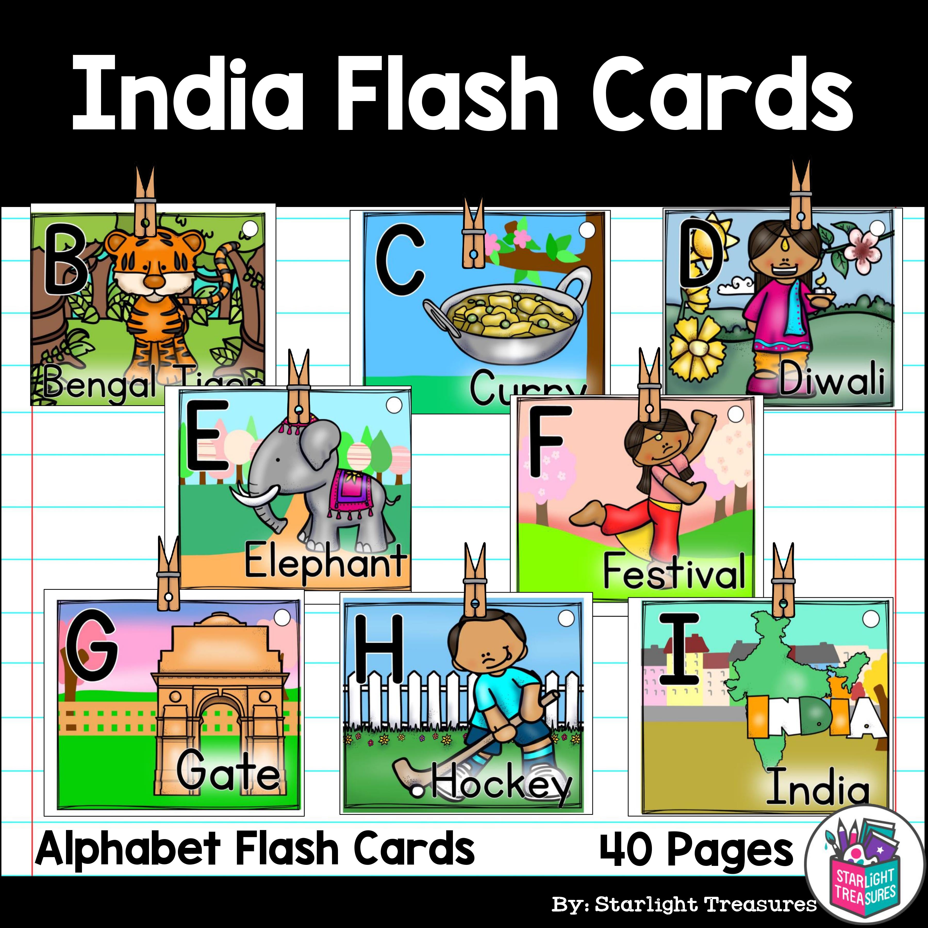 India Flash Cards