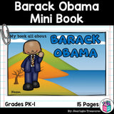 Barack Obama Mini Book for Early Readers: Presidents' Day